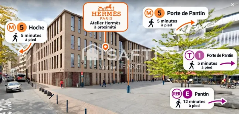 Appartement à vendre, 4 pièces, 92 m², Pantin