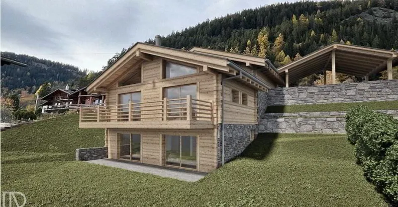 Proche Verbier LE LEVRON Chalet 3 étages 6.5 pièces - Photo 4