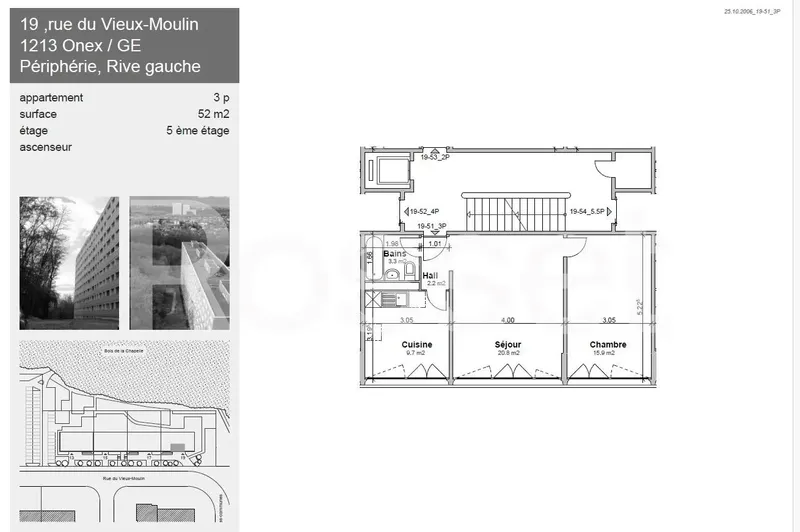 Appartement de 3 pièces au 5ème étage - Photo 2