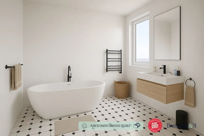 Appartement T3 de 63 m² avec terrasse de 13 m² et parking - Photo 4