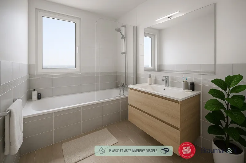Appartement T4 de 87 m² avec terrasse de 8 m² et parking - Photo 5