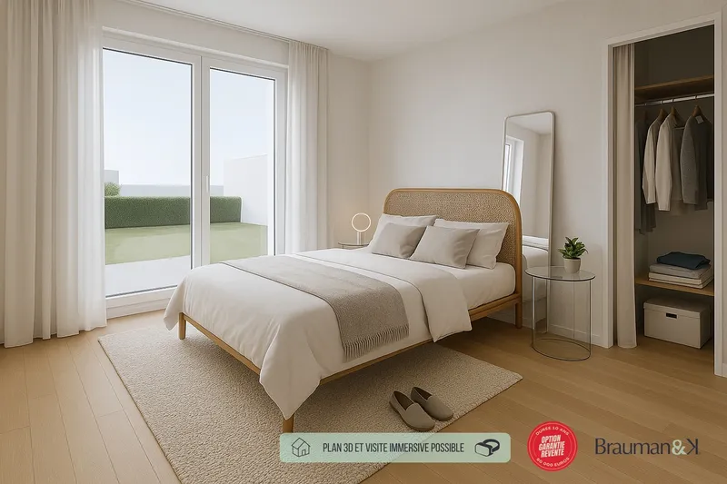 T5 neuf de 149 m² avec terrasse de 25 m² et jardin de 76 m² et parking - Photo 4