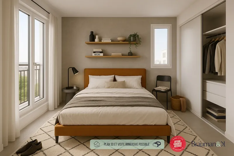 3 PIÈCES de 60m² + EXT(s) de 25m² + PKG(s) - Photo 3