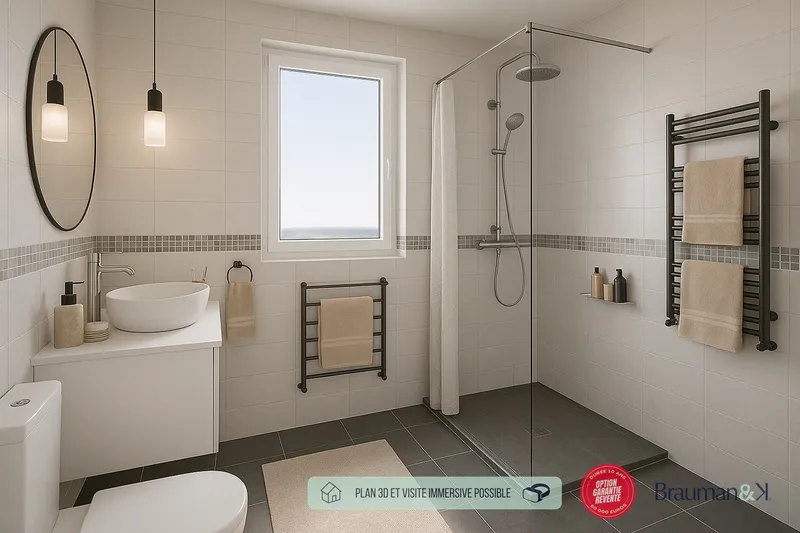 3 pièces de 69 m² avec terrasse de 6 m² et parking - Photo 4
