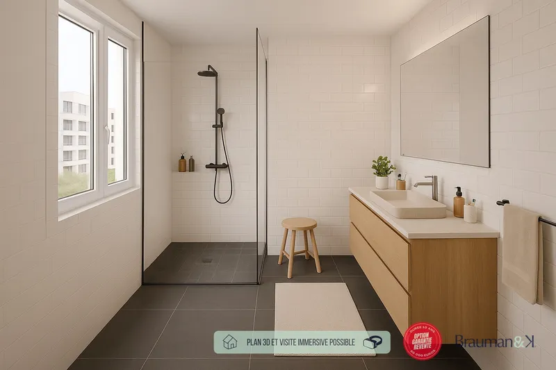 3 pièces de 66 m² avec parking - Photo 4