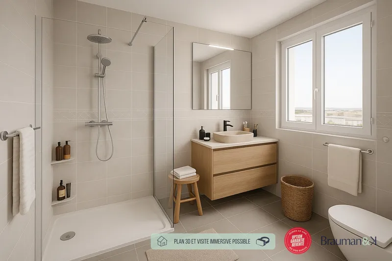 Appartement T3 de 67 m² avec terrasse de 56 m² et parking - Photo 4