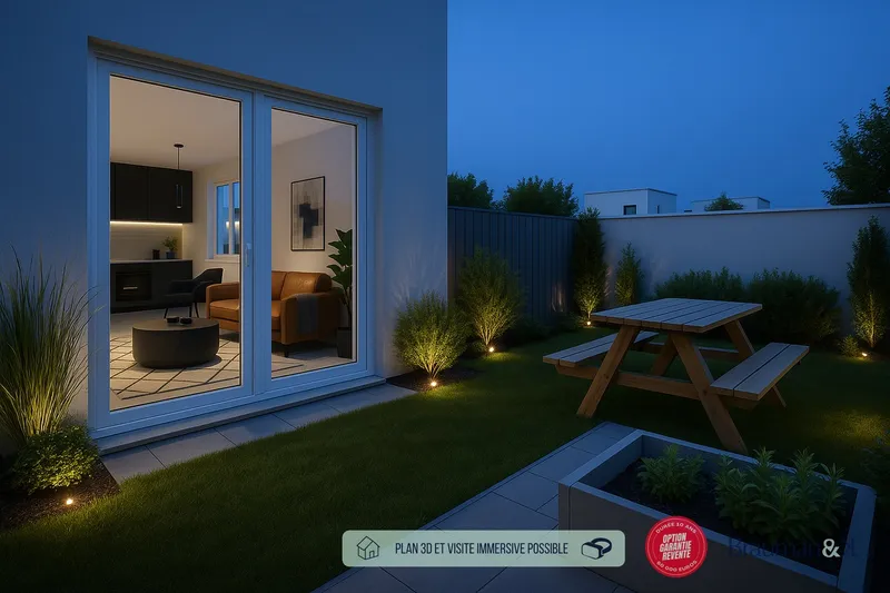 3 PIÈCES de 65m² offrant 104m² de surface privative - Photo 5