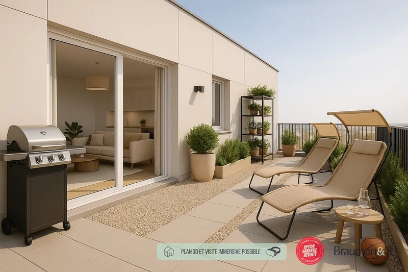 2 PIÈCES de 44m² + EXT(s) de 14m² + PKG(s) - Photo 4