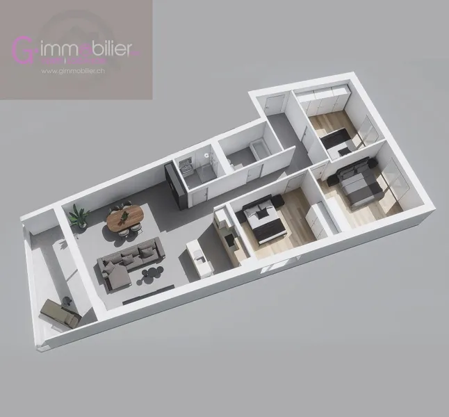 Appartement neuf de 4.5 pièces en vente à Monthey - 134 m² - Photo 3