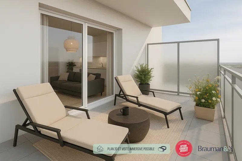 3 PIÈCES de 62m² + EXT(s) de 8m² + PKG(s) - Photo 5