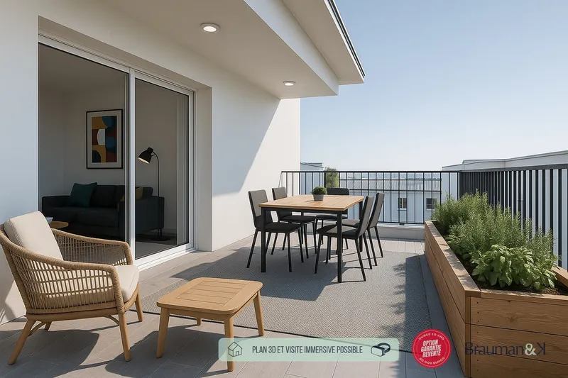 2 PIÈCES de 54m² + EXT(s) de 9m² + PKG(s) - Photo 4