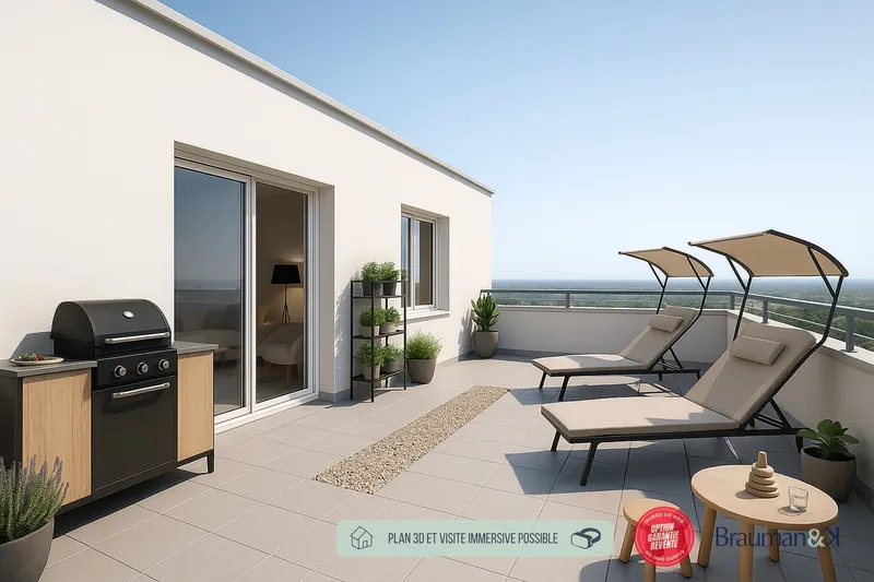 2 PIÈCES de 47m² + EXT(s) de 13m² + PKG(s) - Photo 4