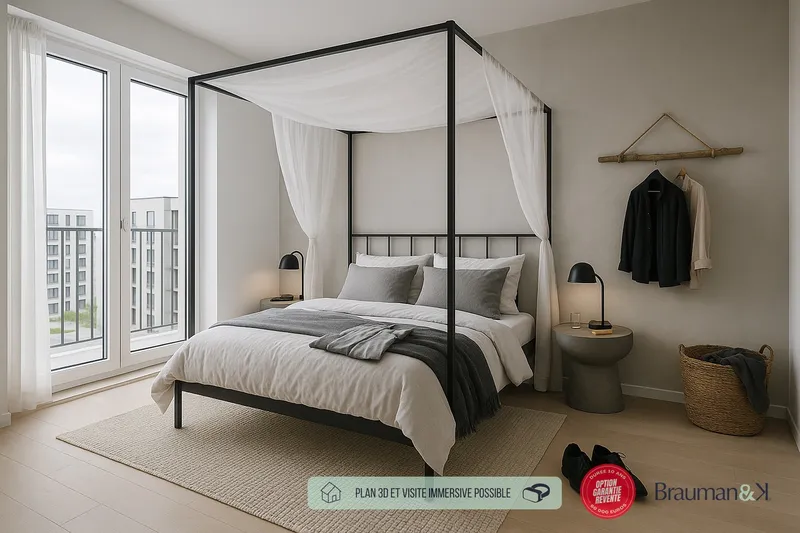 T4 neuf de 79 m² avec terrasse de 51 m² et 2 parkings - Photo 3