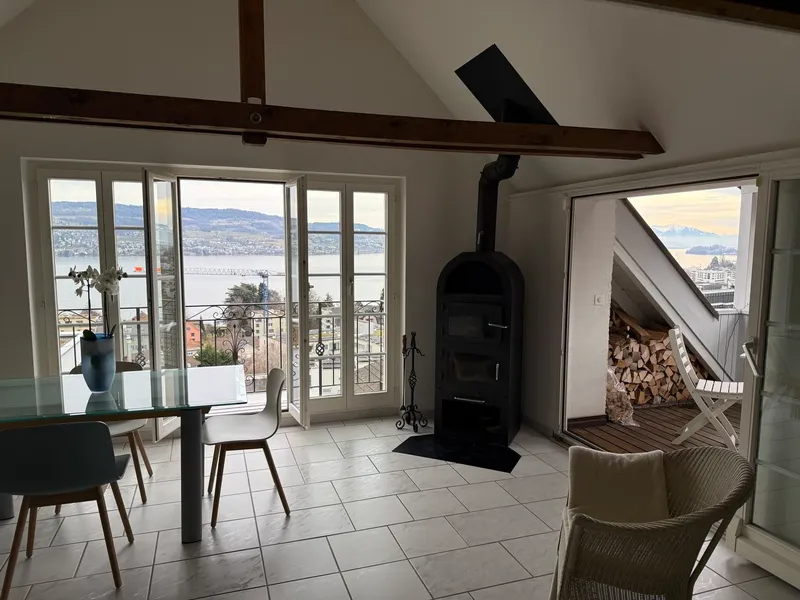 3½ ZIMMER-ATTIKAWOHNUNG IN HORGEN (ZH), MÖBLIERT - Photo 4