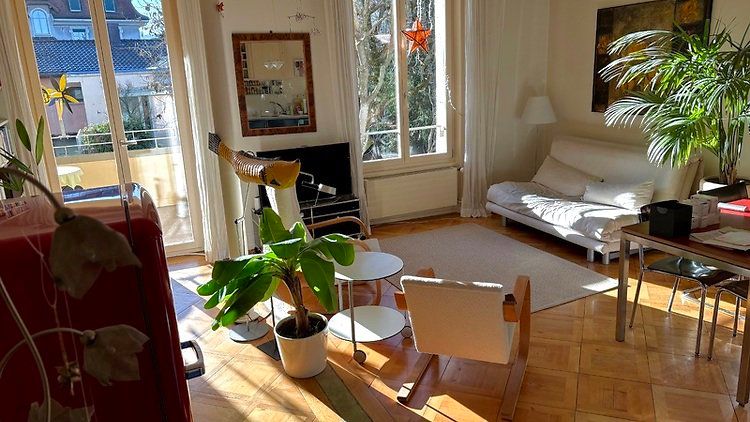 2½ Zimmer-Wohnung in Bern - Lorraine, möbliert, auf Zeit