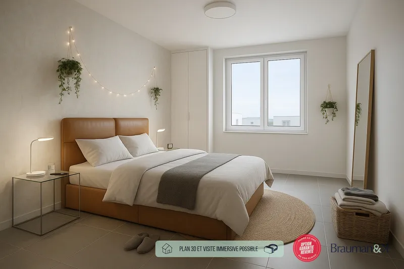 4 pièces de 85 m² avec jardin de 212 m² et 2 parkings - Photo 3