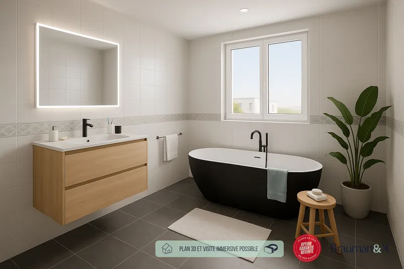 Appartement T4 de 71 m² avec jardin de 57 m² et parking - Photo 5