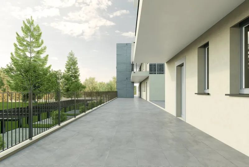 MODERNO 3.5 LOCALI IN COSTRUZIONE CON TERRAZZA A BALERNA - Photo 5