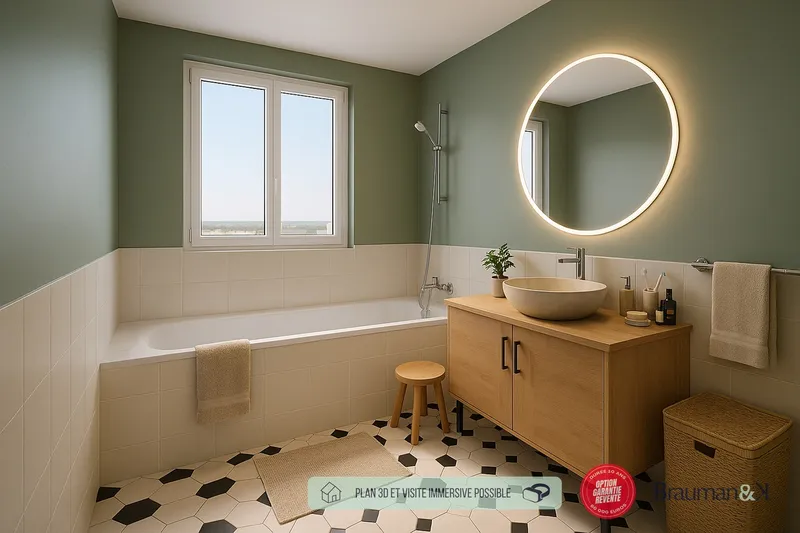 T4 neuf de 87 m² avec terrasse de 21 m² et parking - Photo 5