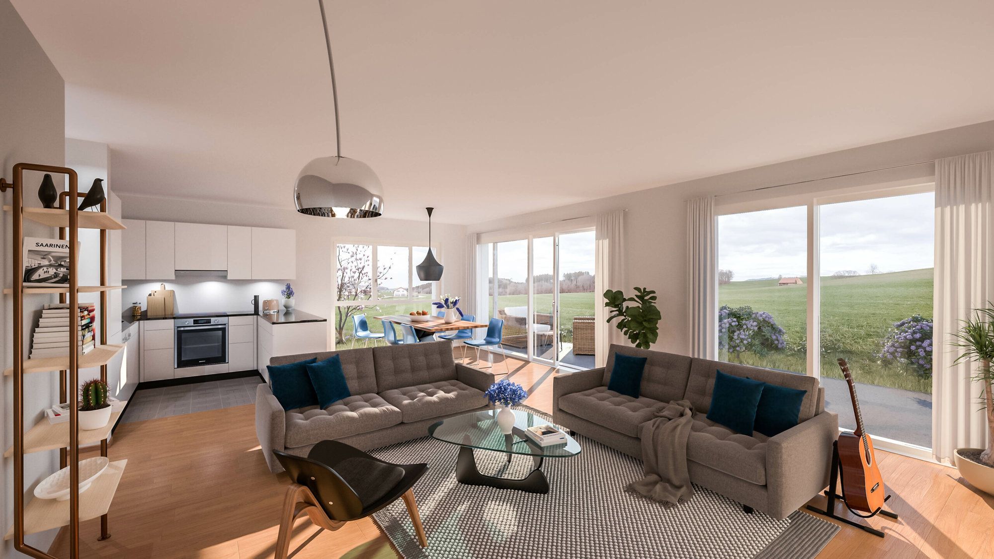 Magnifique appartement neuf situé au rez-de-jardin d'un petit immeuble