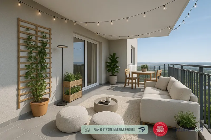 3 PIÈCES de 59m² + EXT(s) de 7m² + PKG(s) - Photo 5