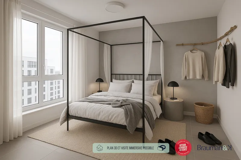 Appartement T3 de 55 m² avec parking - Photo 3