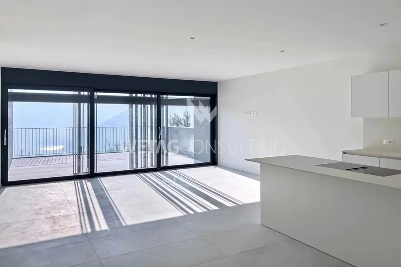 Lugano-Carona: moderne Duplex-Wohnung mit spektakulärem Blick auf den Luganersee zu verkaufen - Photo 4