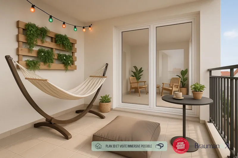 Appartement T3 de 58 m² avec terrasse de 6 m² et 2 parkings - Photo 5