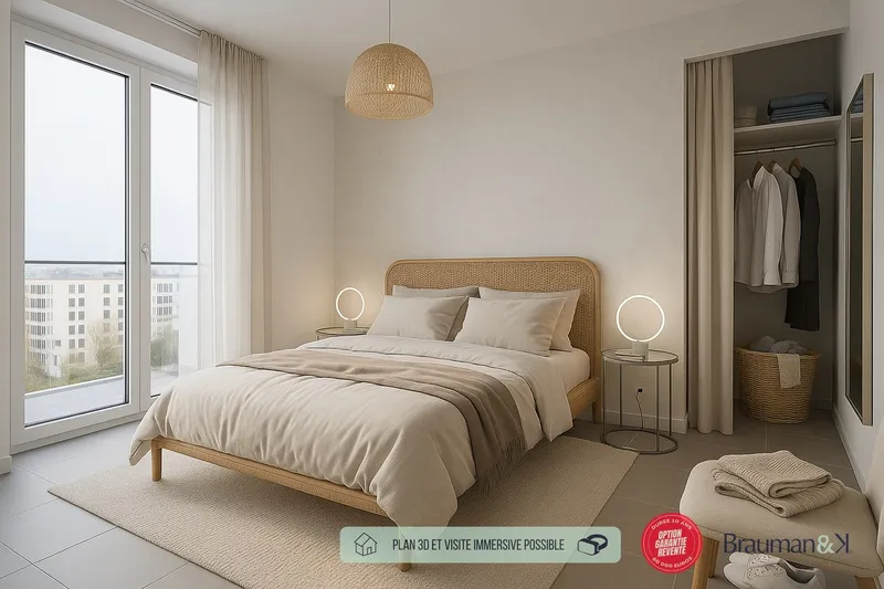 Appartement T2 de 43 m² avec 2 parkings - Photo 2