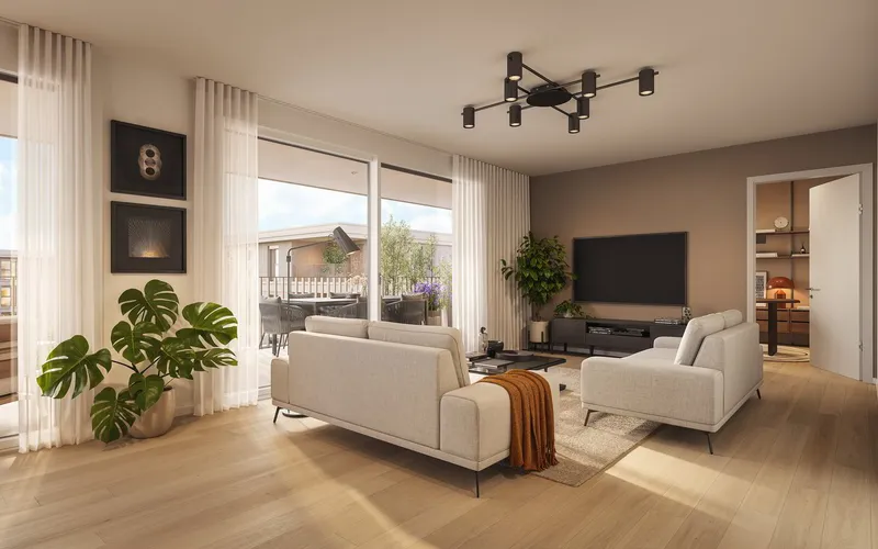 Appartements de 4 pièces au cœur d'un parc paysager - Photo 2