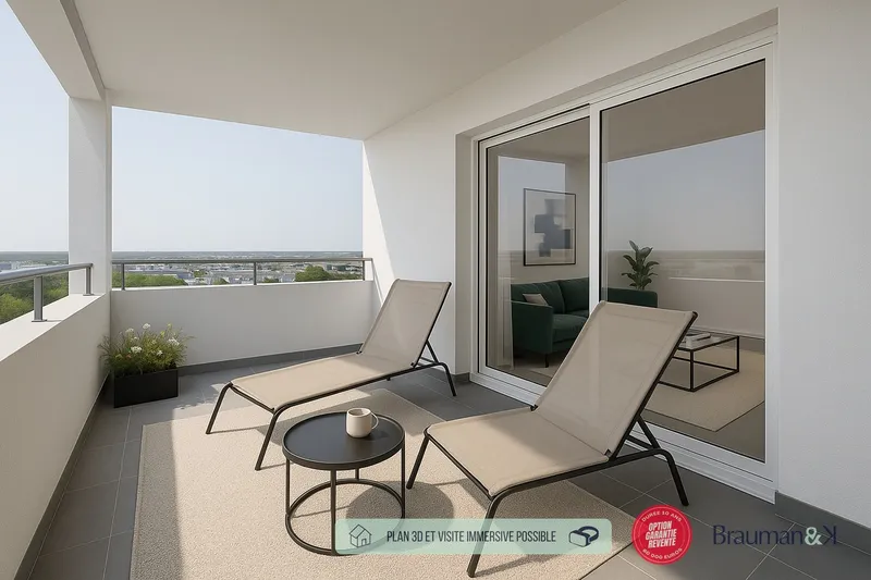 3 PIÈCES de 70m² + EXT(s) de 12m² + PKG(s) - Photo 5