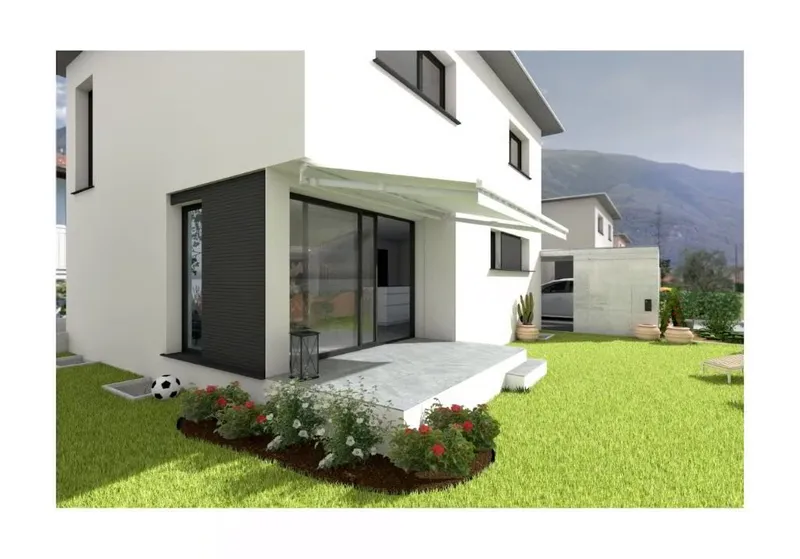 Moderna villa unifamiliare con giardino da costruire - Photo 2
