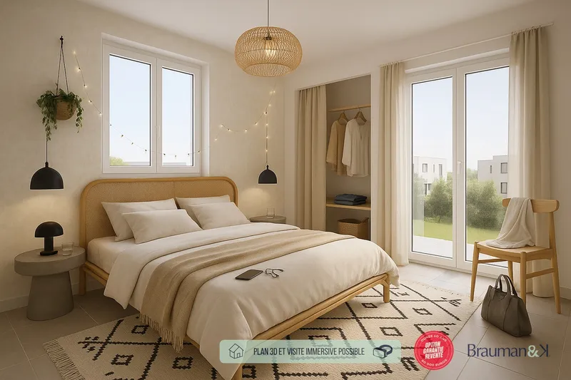 3 PIÈCES de 55m² + JARDIN de 20m² + PKG(s) - Photo 2