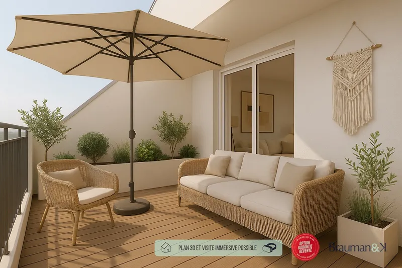 3 PIÈCES de 62m² + EXT(s) de 35m² + PKG(s) - Photo 5