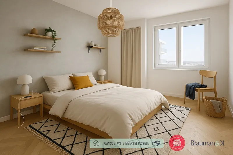 Appartement T4 de 80 m² avec terrasse de 48 m² et parking - Photo 3