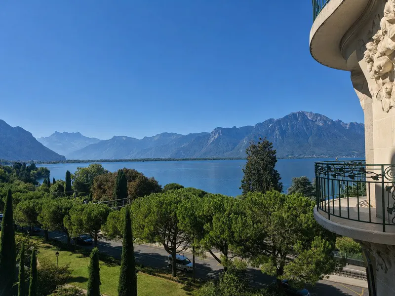 Appartement de caractère, 200 m² vue lac & Alpes - Territet - Photo 2