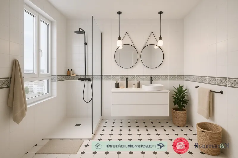 Appartement T4 de 84 m² avec parking - Photo 5