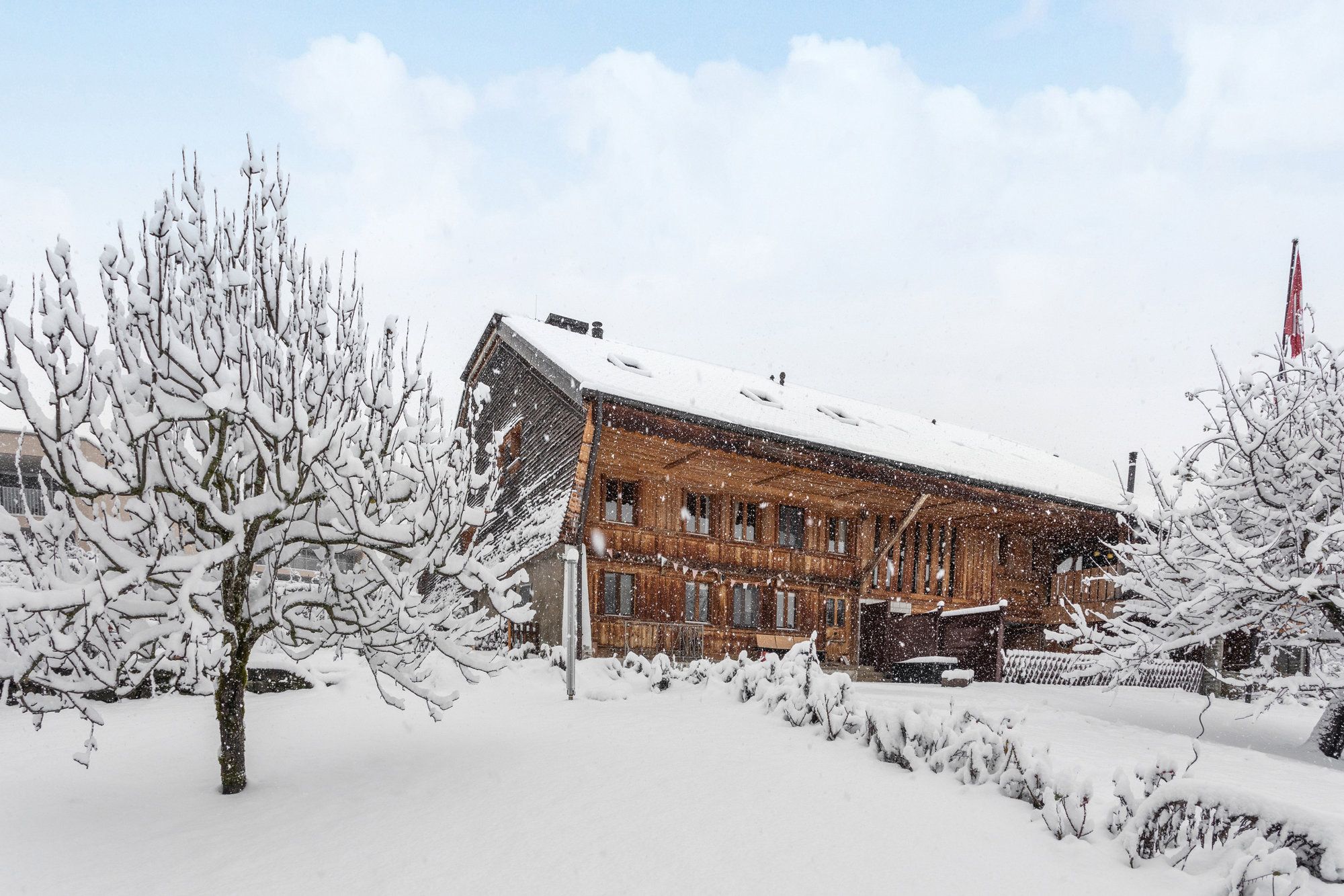 Ferme jumelée authentique proche du lac de la Gruyère