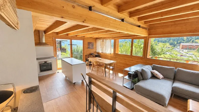SAISON HIVER 2027 - Chalet 4 pièces avec balcon et belle vue sur le Crêt - Photo 2