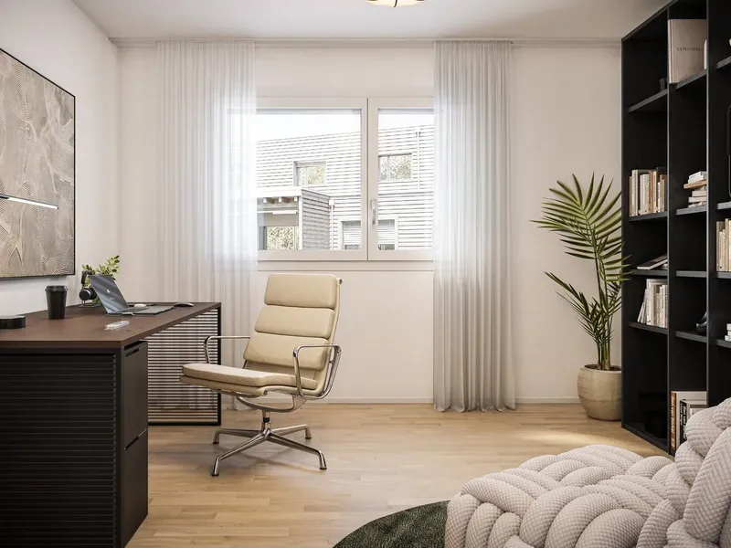 Exklusive 5.5-Zimmer-Neubauwohnung mit hochwertigem Ausbaustandard - Modern wohnen in der Eymatt - Photo 5