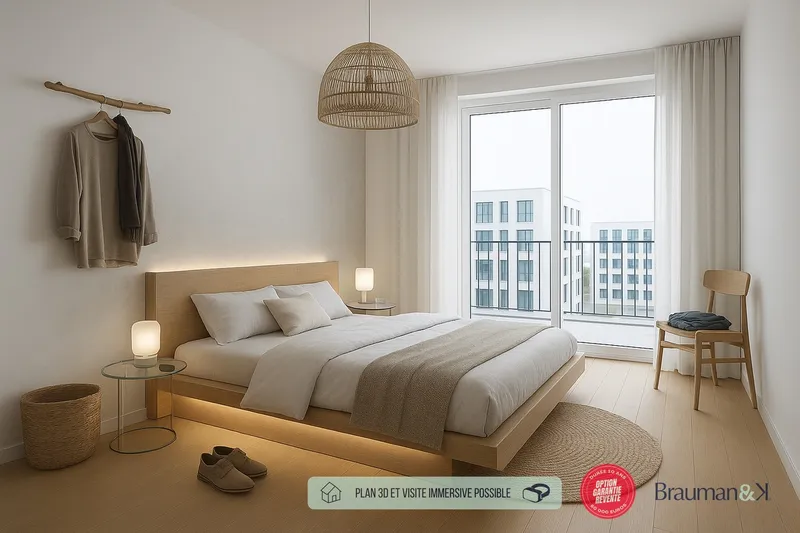 Appartement T3 de 60 m² avec terrasse de 8 m² et 2 parkings - Photo 2