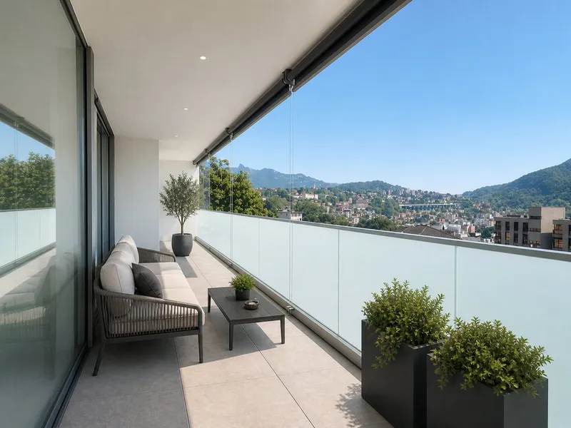 ELEGANTE ATTICO ALTO STANDING 4.5 LOCALI CON VISTA A VACALLO - Photo 2