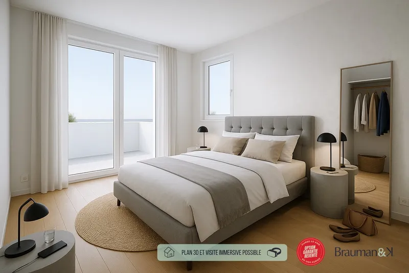 T5 neuf de 149 m² avec terrasse de 25 m² et jardin de 76 m² et parking - Photo 3