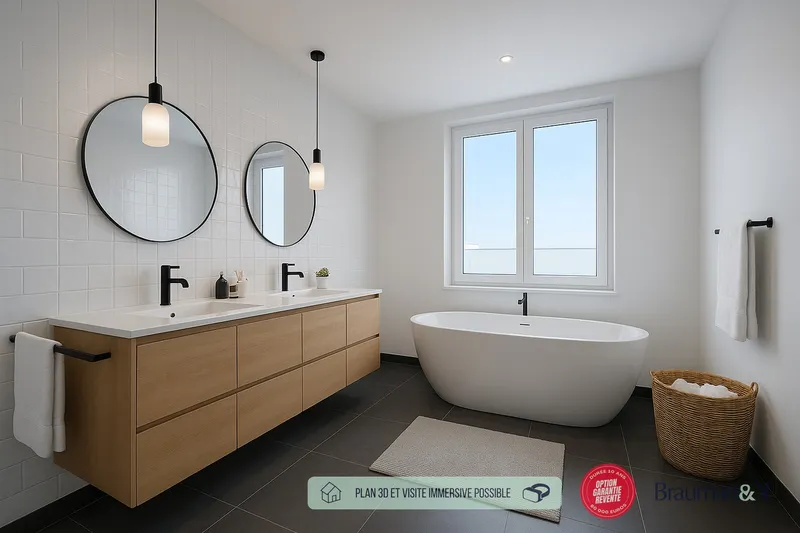 Appartement T4 de 96 m² avec terrasse de 10 m² et jardin de 29 m² et 2 parkings - Photo 5