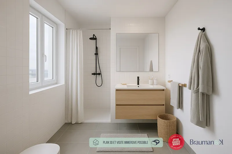 Appartement T2 de 39 m² avec terrasse de 12 m² et jardin de 43 m² - Photo 3