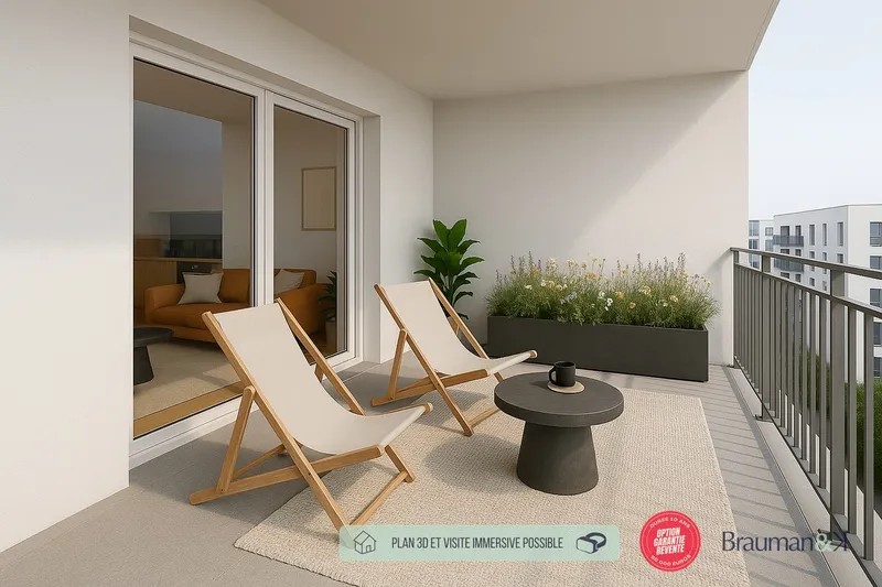 3 PIÈCES de 63m² + EXT(s) de 13m² + PKG(s) - Photo 5