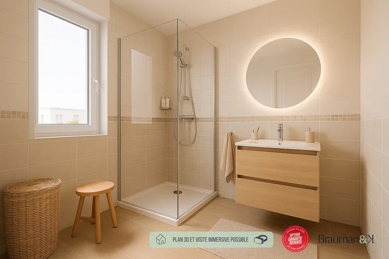 3 pièces de 67 m² avec jardin de 64 m² et 2 parkings - Photo 4