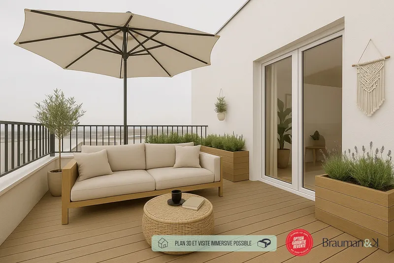2 PIÈCES de 46m² + EXT(s) de 9m² - Photo 4