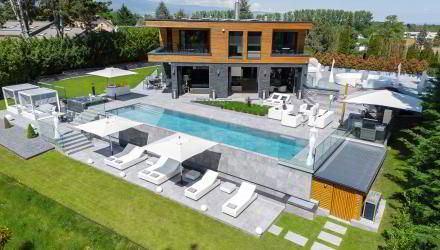 Luxueuse villa contemporaine avec spa et piscine, Crans-près-Céligny