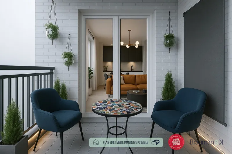 T3 neuf de 71 m² avec terrasse de 5 m² et parking - Photo 5
